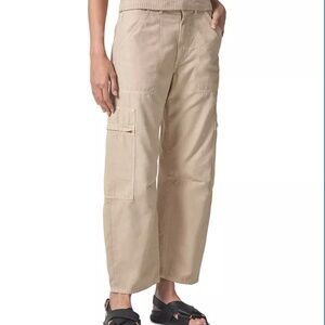 Citizens of Humanity Taos Sand Marcelle Cotton Low Slung Cargo Pants - sz 31